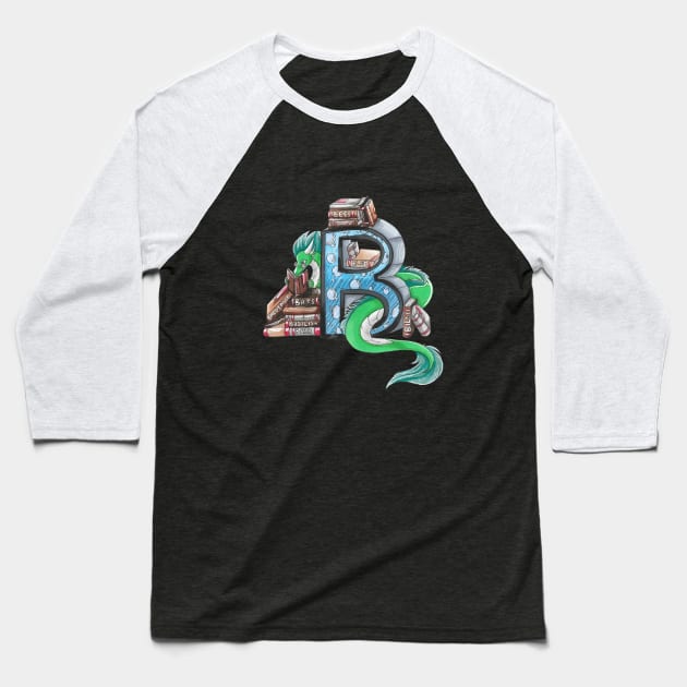 Art Book Dragon Baseball T-Shirt by BeksSketches